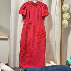 ANTONIO MELANI 8 size Vibrant Red Dress